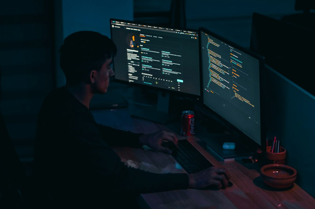 software developer coding
