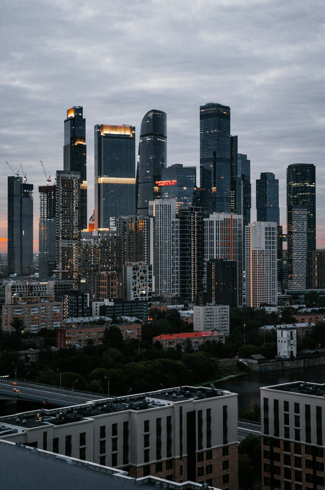 modern city skyline