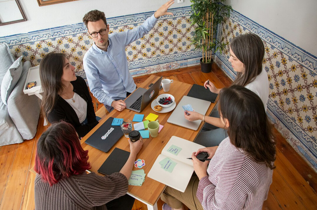 diverse group meeting