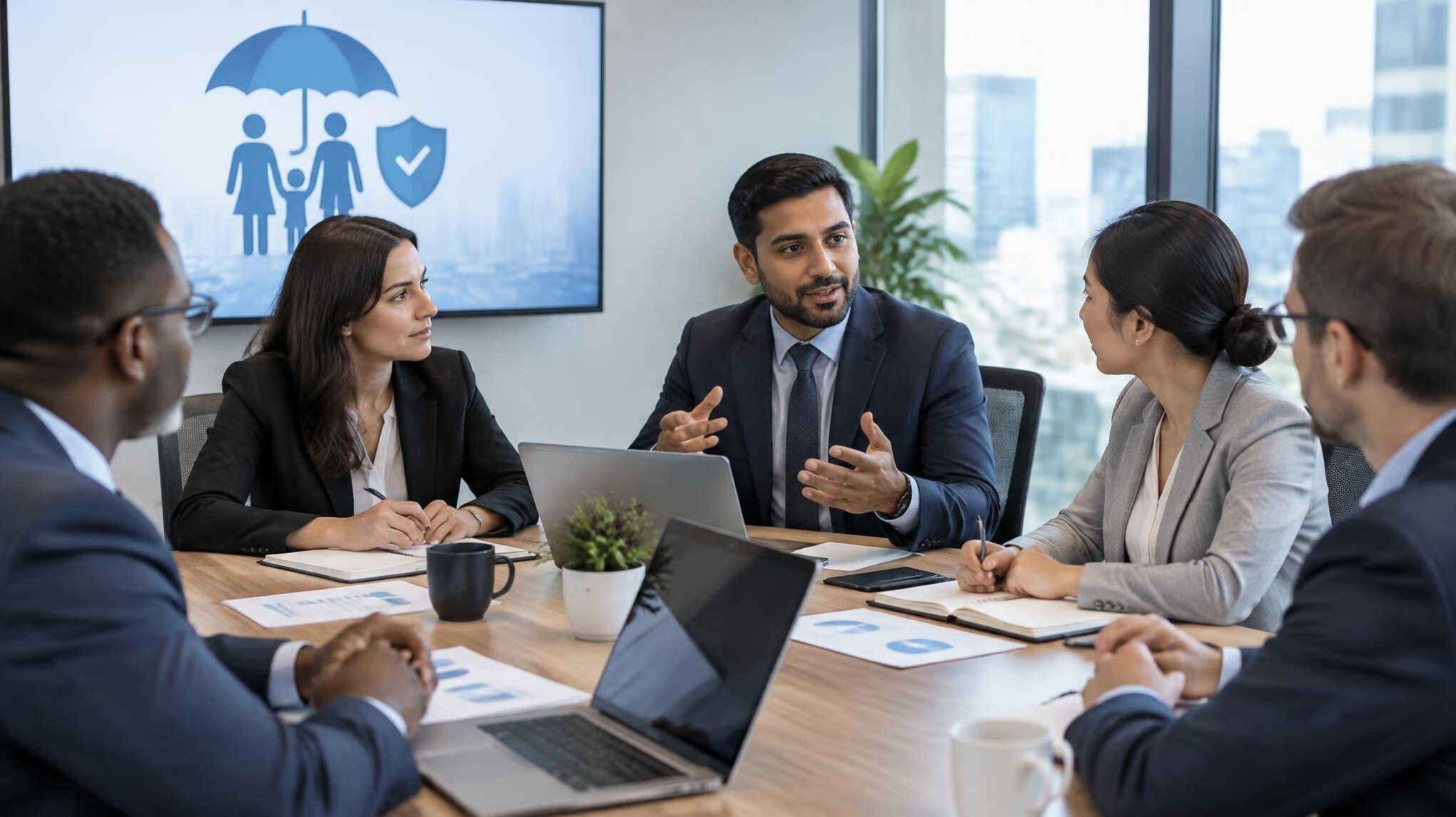 insurance team meeting